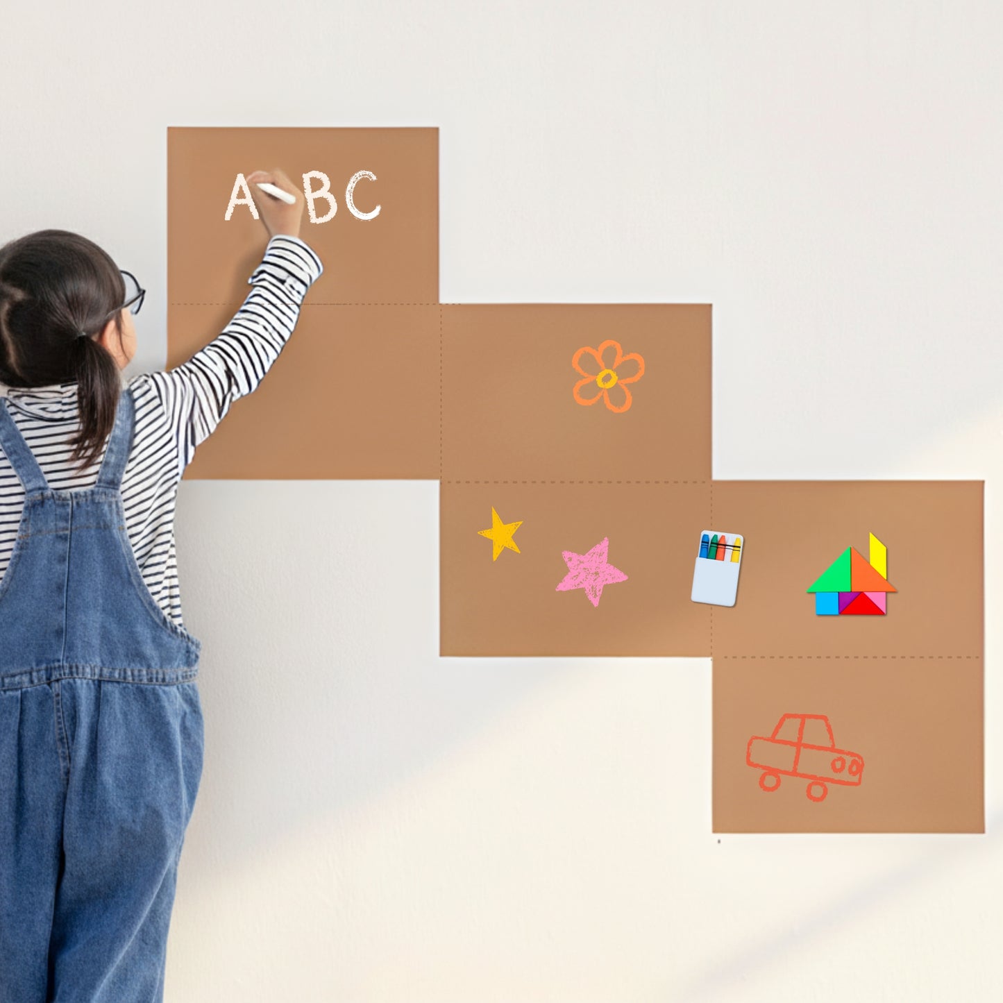 Magnetic Wall Decal 6 Sheets with Accessories